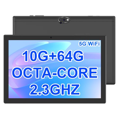 10.1Inch MTK8768 Octa-core 2.3GHZ Tablet RAM 10GB(4+6Expand)+64GB ROM IPS800*1280 Screen,6000mAh Battery, Black