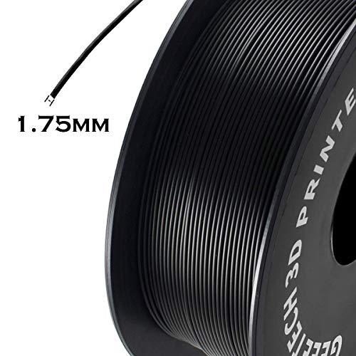 Geeetech Silk PLA Filament 1.75mm for 3D Printer , Metal-Like Shiny Consumable 1kg (2.2lbs) 1 Spool, Dimensional Accuracy +/- 0.03 mm, Silk Gold