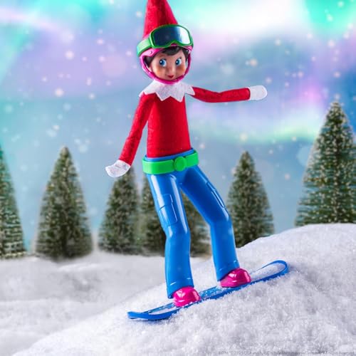 The Elf on the Shelf Brown Eyed Boy with Magifreeze Swish and Sleigh Snowboard Set