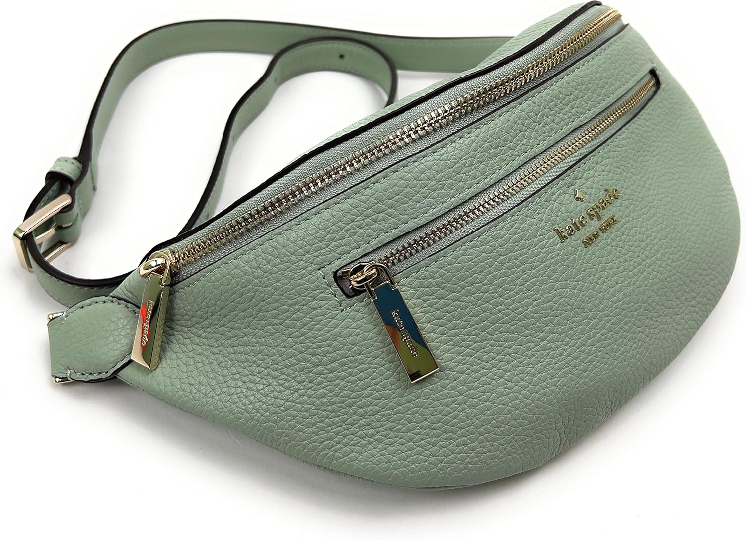 Kate Spade New York Leila Leather Belt Bag Fanny Pack in Light Pistachio