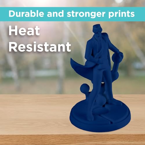 Polymaker ABS Filament 1.75mm Black, ABS 3D Printer Filament 1.75mm Heat Resistant 1kg - PolyLite ABS 3D Printing Filament 1.75mm, Strong & Durable, Dimensional Accuracy +/- 0.03mm