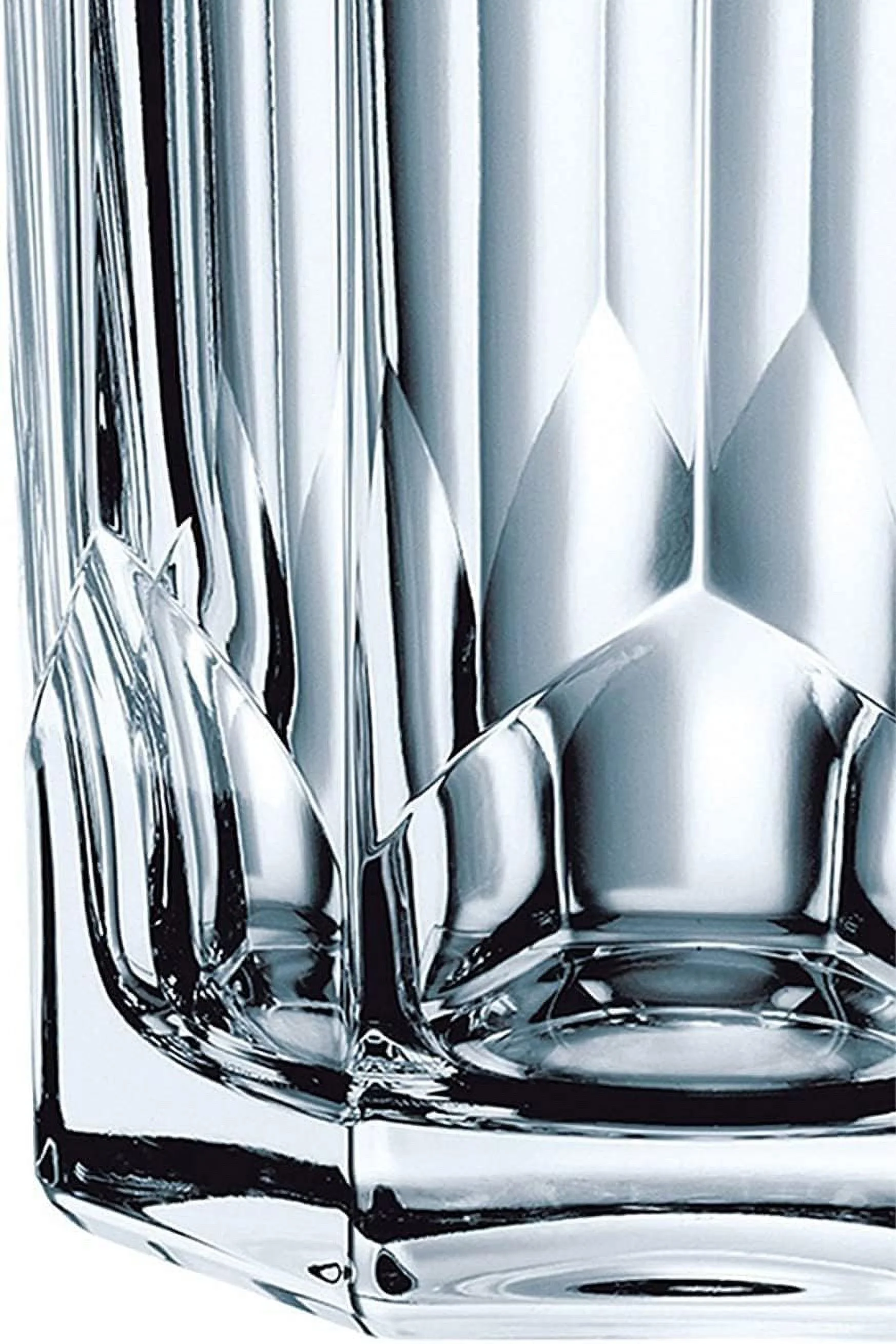 Aspen Collection Highball Glasses, Set Of 4, Long Drink Glass, 11- Ounce Tall Drinking Glassware, For Mix Drinks And Cocktails, Made Of Crystal Glass, Clear, Dishwasher Safe