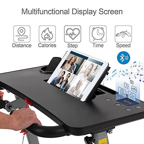 FYC Folding Treadmill for Home - 265lbs Foldable Treadmill Running Machine, Electric Treadmill Exercise for Small Apartment Home Gym Fitness Walking Jogging