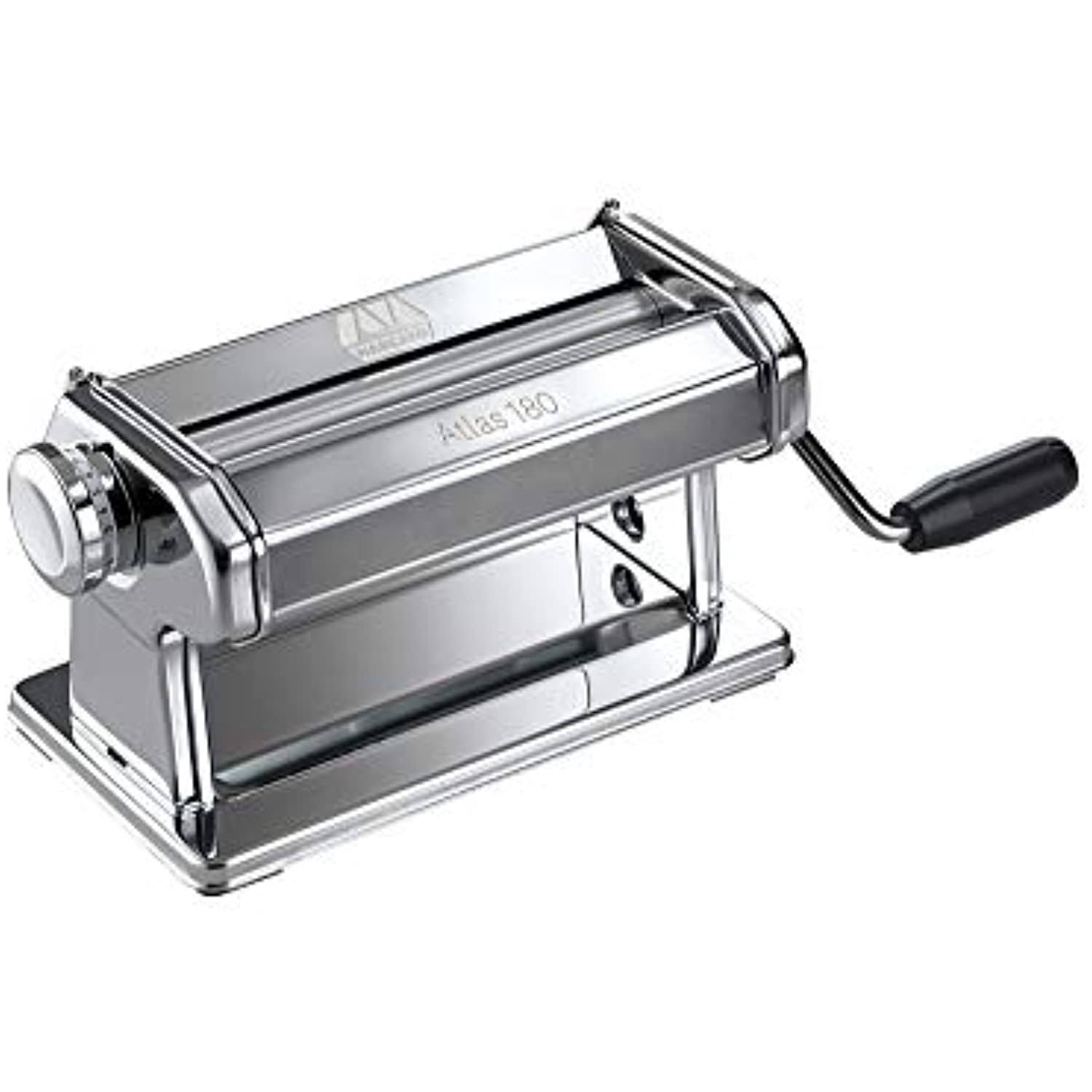 Marcato Atlas Pasta Roller, Includes 180-Millimeter Pasta Roller with Hand Crank and Instructions