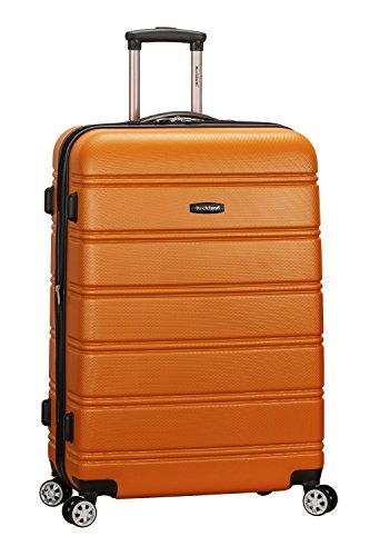 Rockland Vara Softside 3-Piece Upright Luggage Set, Expandable,Black dot, (20/22/28)