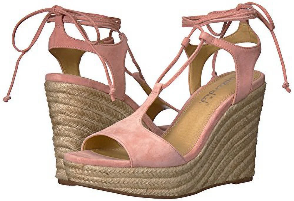 Splendid Women's Fianna Wedge Sandal, Blush, 10 Medium US