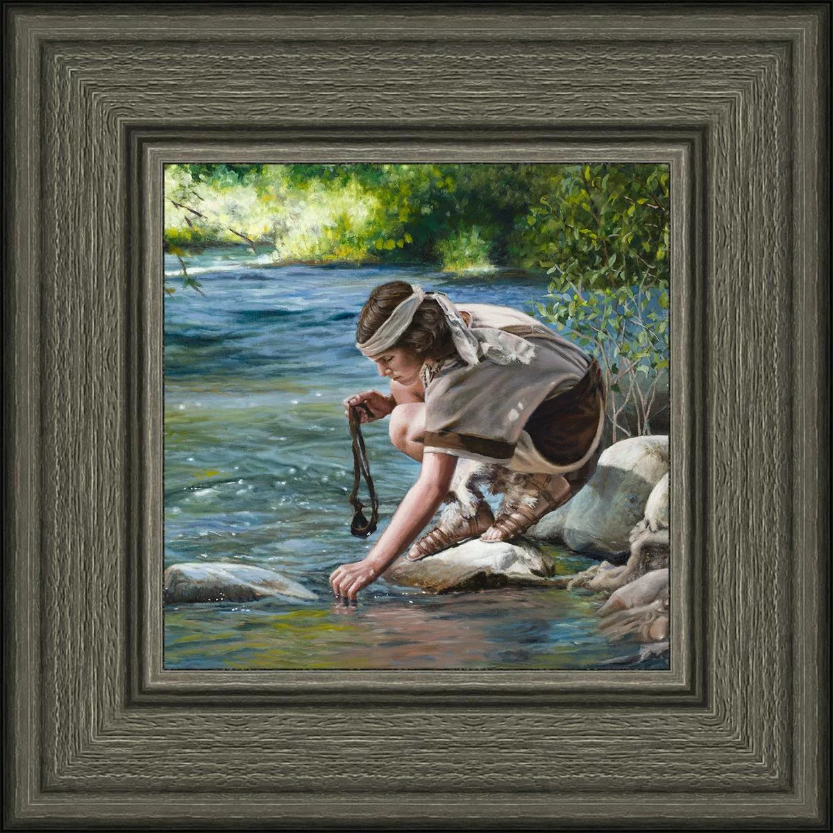 6 X 6 Faith to Prepare by Liz Lemon Swindle With greywood Frame