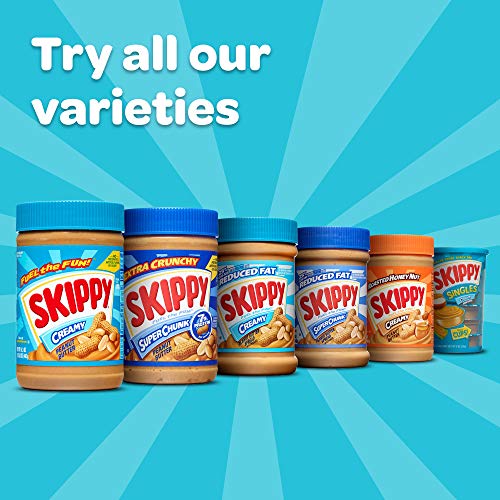 Skippy Peanut Butter, Creamy, 16.3 Oz, (Pack of 2)