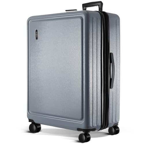 22 Inch Carry On Luggage 22x14x9 Airline Approved, Carry On Suitcase with Wheels, Hard-shell Carry-on Luggage, Durable Luggage Carry-On, Black Small Suitcase with Cosmetic Case