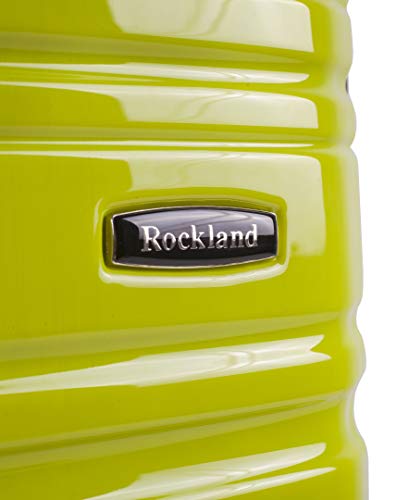 Rockland Melbourne Hardside Expandable Luggage with Spinner Wheels, 2TONENAVY, 2 Piece (20/28)