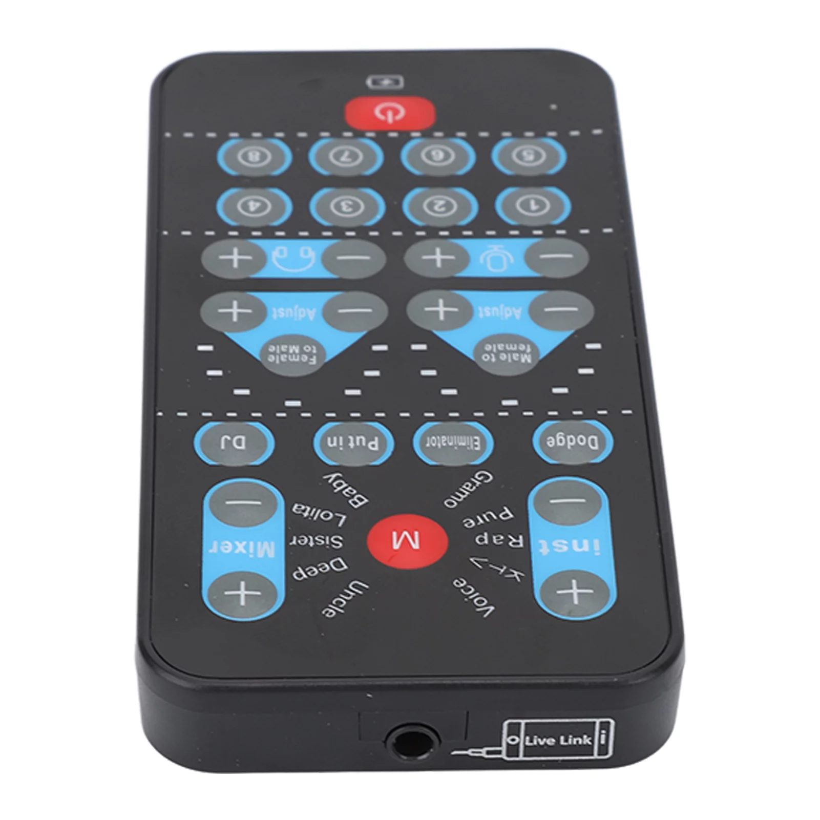 Voice Changer Device, Handheld Sound Changer Card Multi Languages Karaoke Function Fine Tuning For Computer For Live Streaming