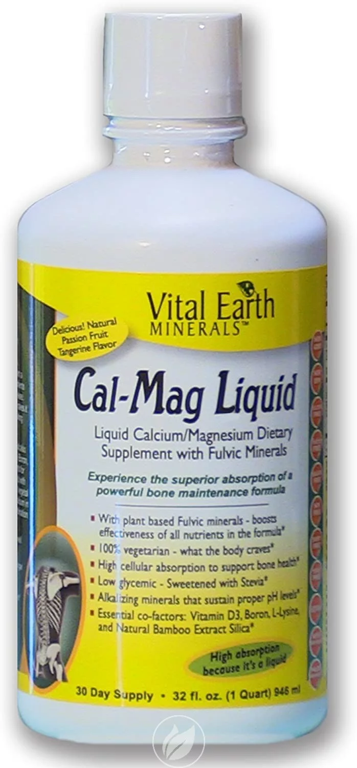Vital Earth Minerals Cal-Mag Liquid 32 Fz