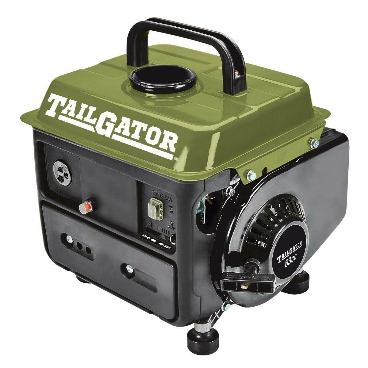 Tailgator Portable Gas Generator 2 Cycle Epa/carb 900 Peak/700 Running Watts 2 HP(63cc) 60338