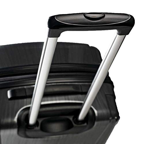 Samsonite Winfield 2 Hardside Expandable Luggage with Spinner Wheels, Brushed Anthracite, Checked-Large 28-Inch