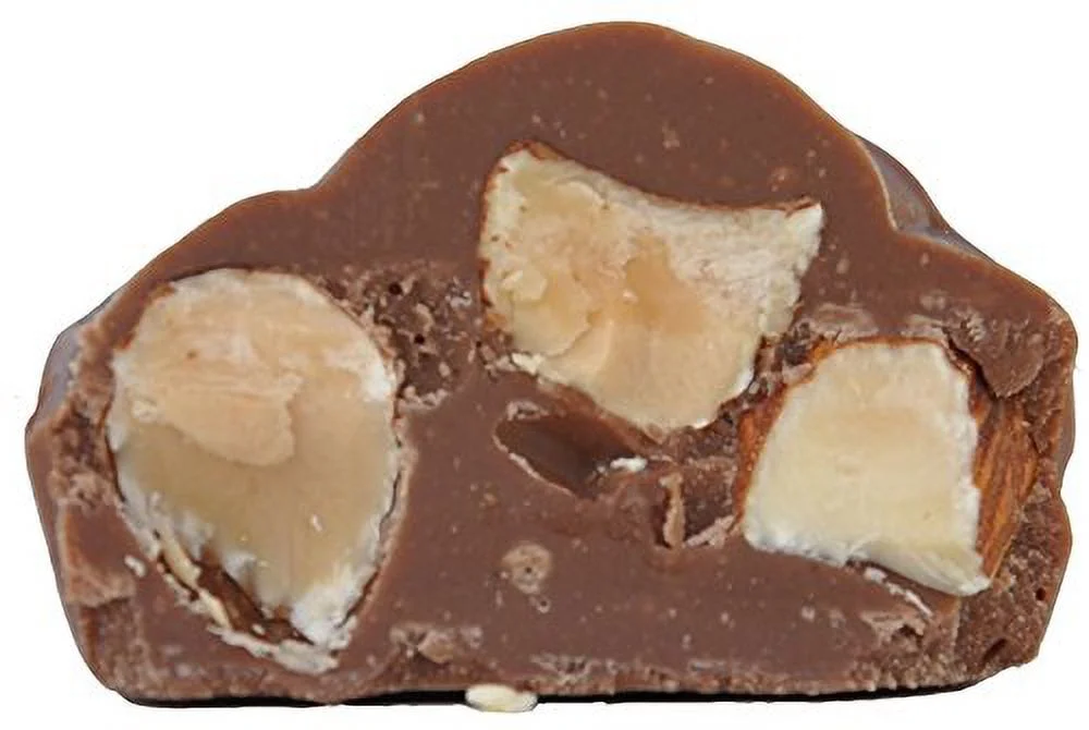 1 Lb Almond Clusters Mixed (Milk 65%  Dark 35%) Chocolate