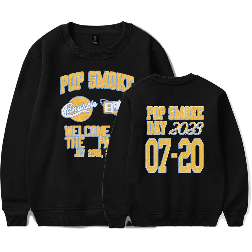 R I P Pop Smoke 7-20 ICON Merch Men/Women Long Sleeve Crew Neck Sweater Men/Women Longsleeve Sweater