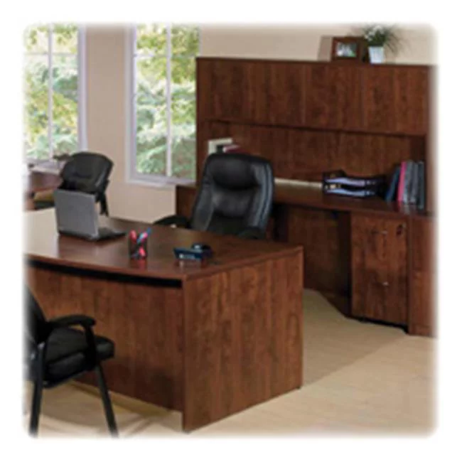 Lorell  Fixed Pedestal - Cherry - 16 in. x 22 in. x 28.25 in.