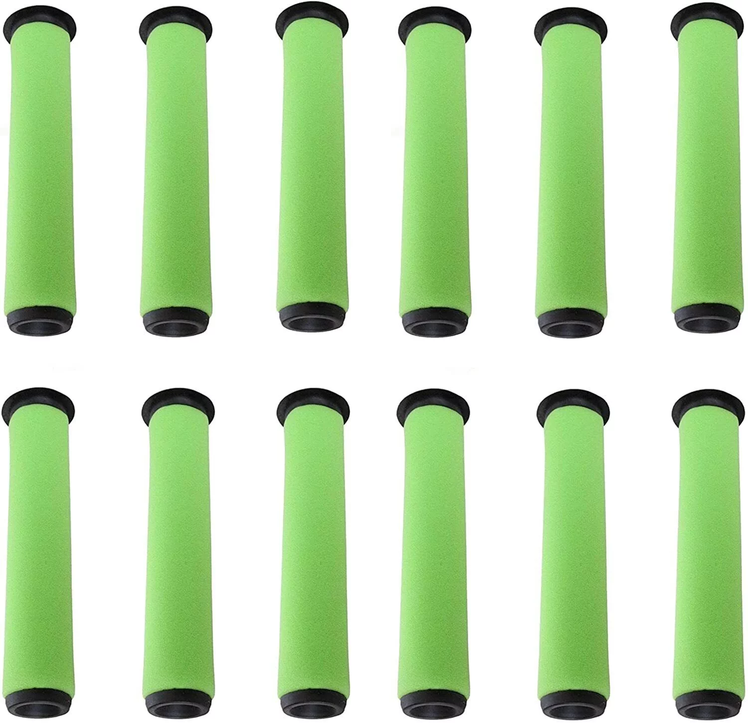 Vacuum Filter Compatible with Bissell AirRam. Compare to Part # 1611215  1611215 2144, 1984, 19841, 19844 MK2 K9   (Pack of 12 Replacement Upright Vacuum Filters)