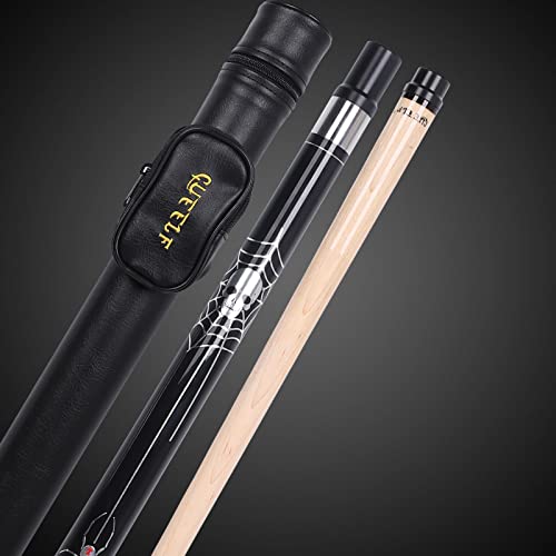 Pool Cue Stick,Billiard Cue Sticks with Hard Case Low Deflection Shaft Professional Billiard Pool Cues Sticks 19.5-21 oz cue Stick