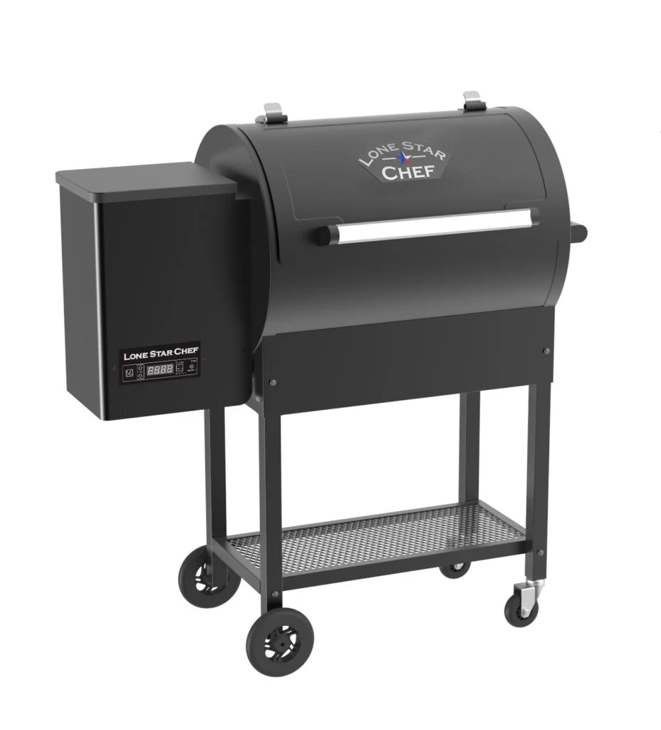 Lifesmart 510 square inch pellet grill with SIDE SHELF