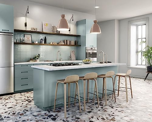 Moen 7871BL Sleek One-Handle High Arc Kitchen Faucet with In-Deck Handle, Matte Black