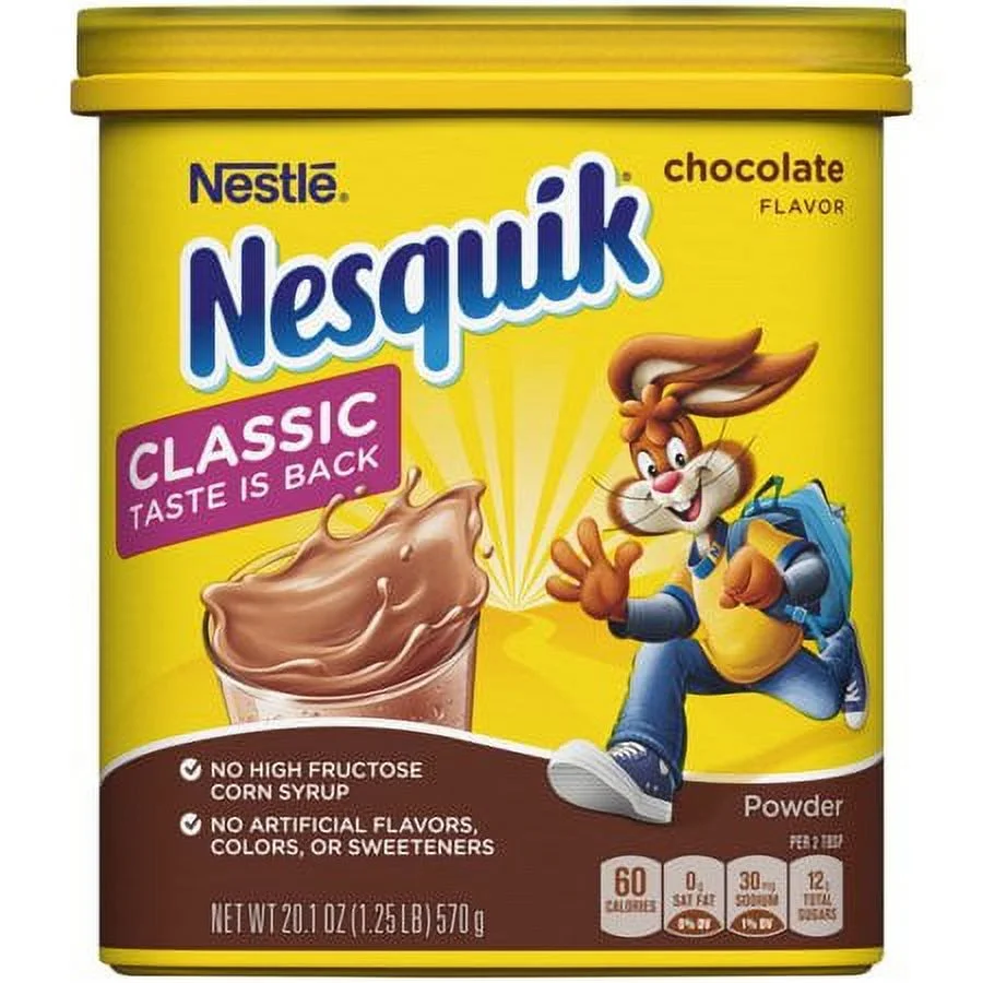 Nesquik Chocolate Powder 20.1oz (Pack of 2)