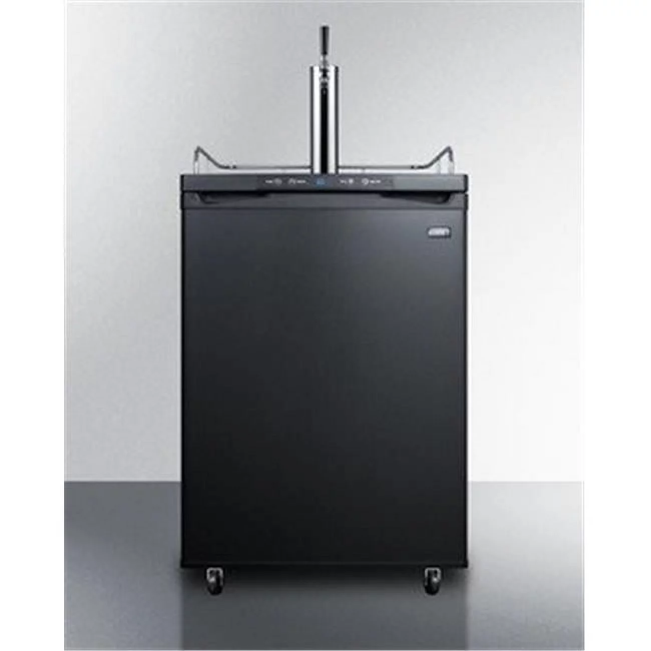 Built-in Commercially Listed Electronic Beer Dispenser Auto Defrost with Digital Thermostat, Black