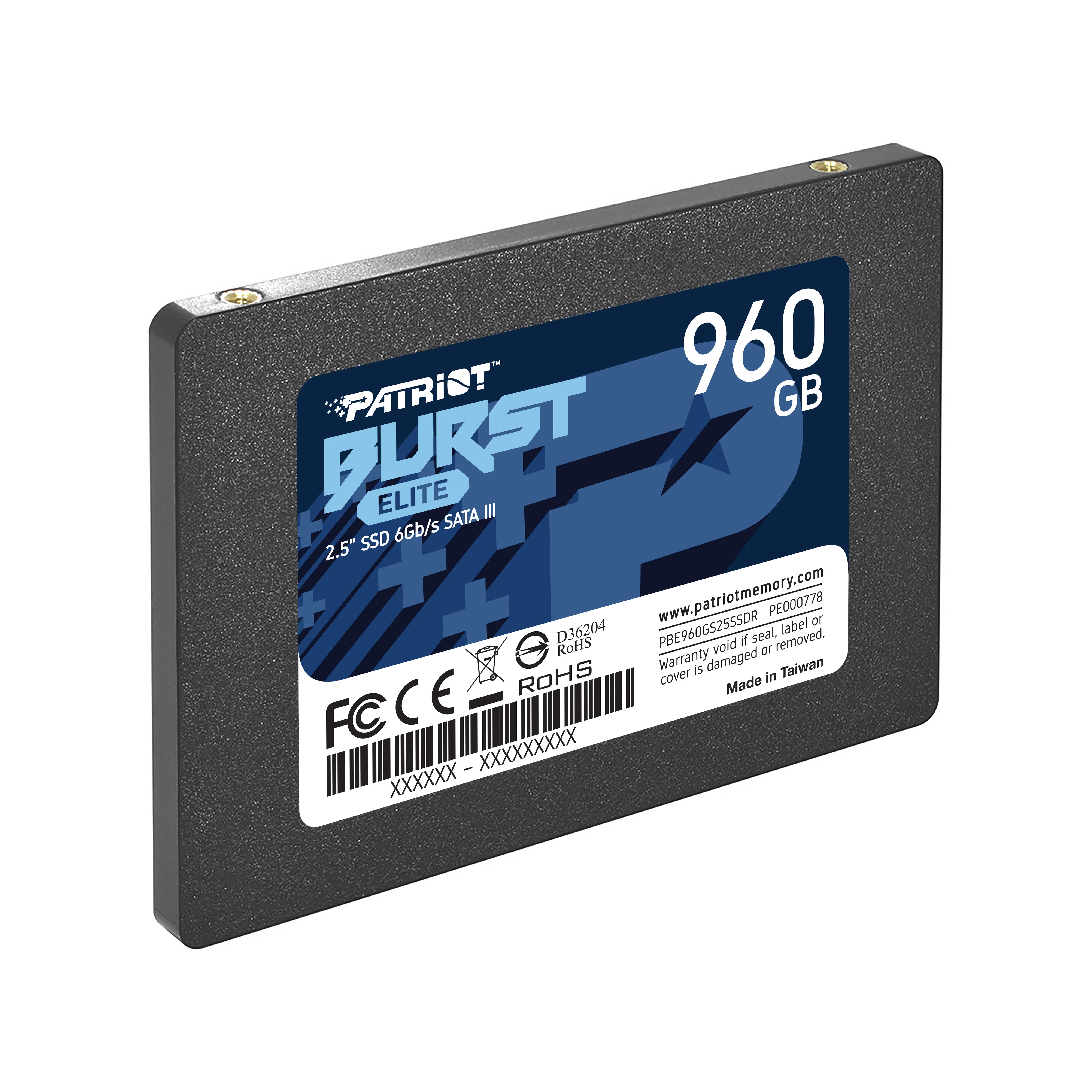 Patriot Burst Elite 960GB Internal SSD - SATA 3 2.5