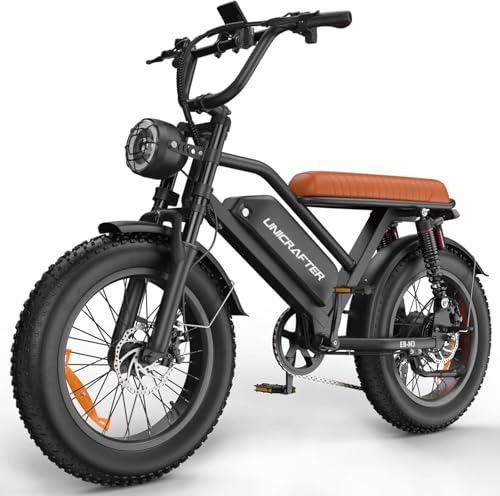 Electric Bike for Adults, 48V 18.2AH Electric Motorcycle Long Seat Electric Bicycle Full Suspension 20