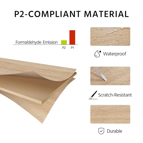 Yaheetech Kitchen Island Cart on Wheels with Bamboo Tabletop, 3-Tier Rolling Kitchen Island Microwave Cart with Drawer, Detachable Towel, 3 Hooks, 17