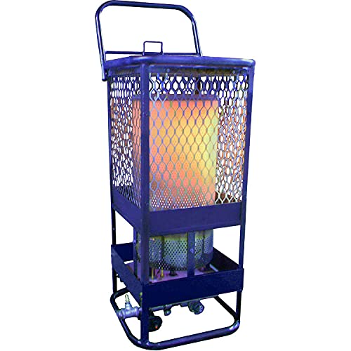 LB White Sun Blast 125 Heater 125,000 BTUH, {LP} Propane Round Radiant heater use for portable, temporary heater for Commercial/Industrial buildings under construction, alteration, or repair.