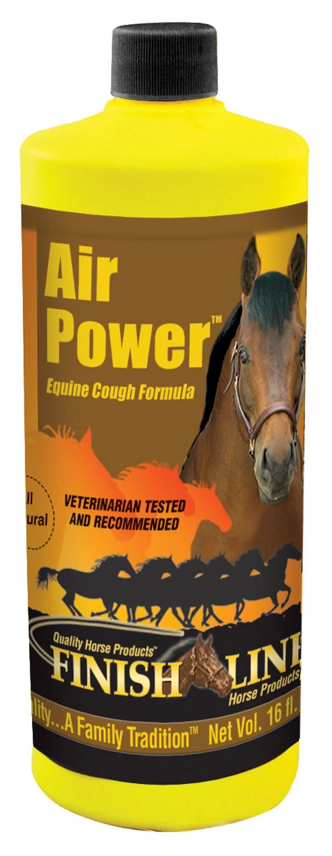 Finish Line Air Power Natural Horse Cough Syrup, 16 oz