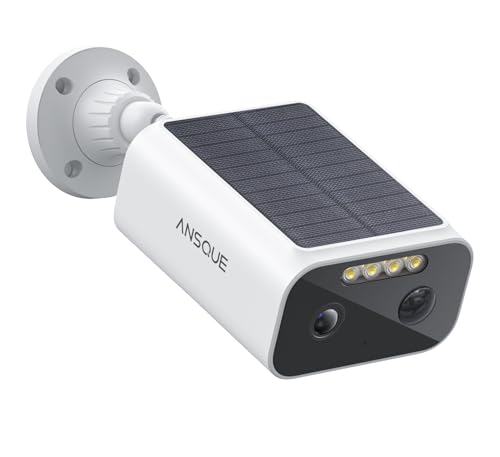 2K Security Cameras Wireless Outdoor, Color Night Vision, 365-Day Battery Life, No Subscription, Local Storage, Two-Way Audio, Solar Powered, Custom Alarm Zones, 4 Cam Kit