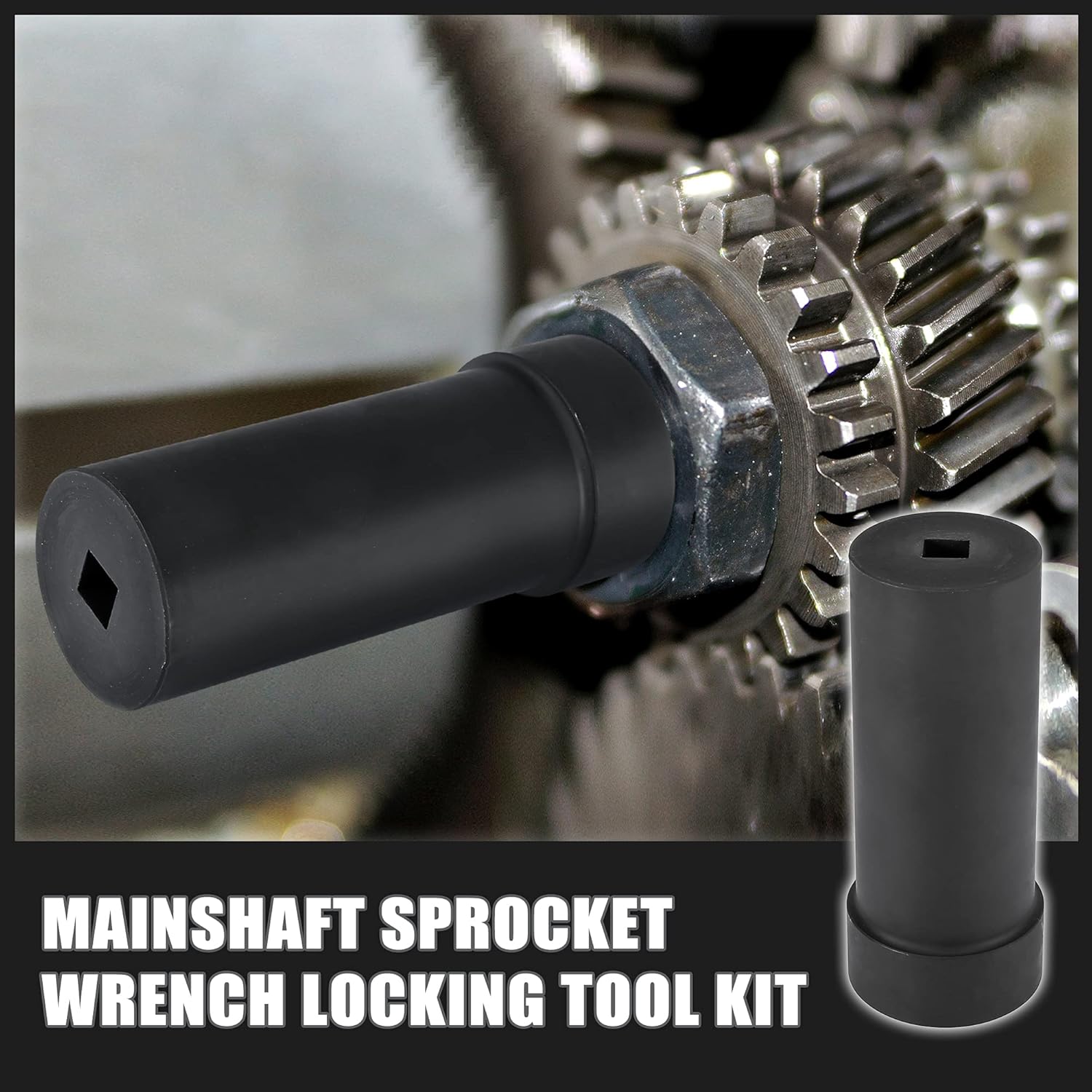 Motoforti Primary Drive Locking Tool Twin Mainshaft Sprocket Wrench Socket Tool Kit for Harley Davidson 1936-2006 Big Twin TC88