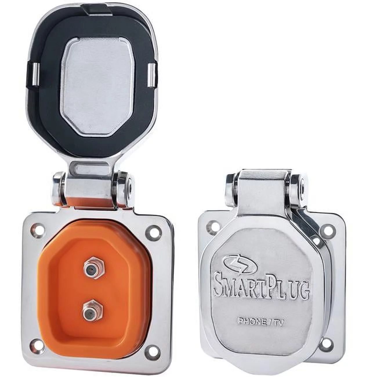 Smart Plug BDCOAXCC TV & Internet Connector - Double Stainless Steel