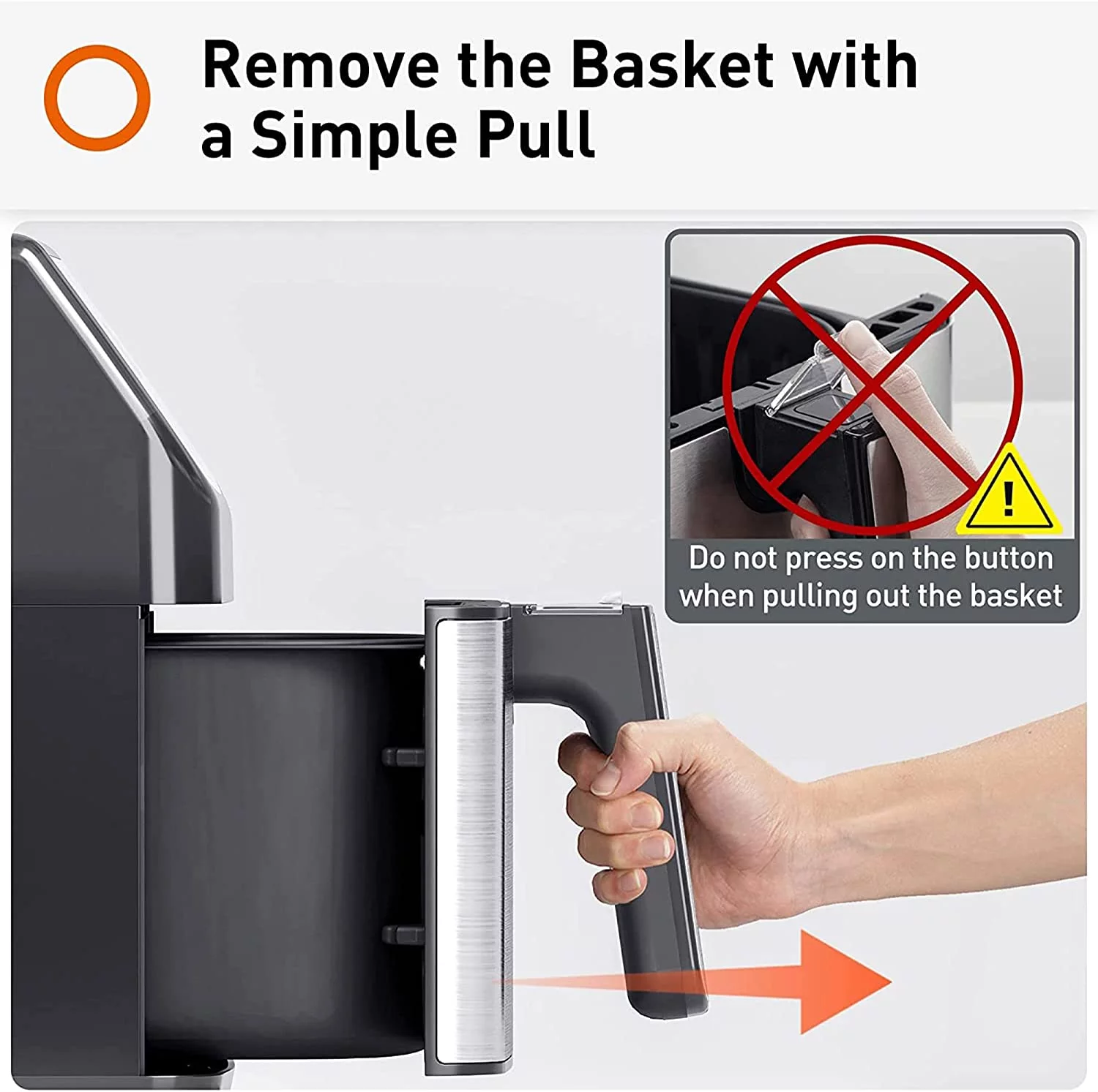 Air Fryer 5.8QT Detachable Double Basket Air Fryers 1700W 13-in-1 Presets Airfryer One Touch LED Touchscreen Air Fryer Toaster Oven with Recipe