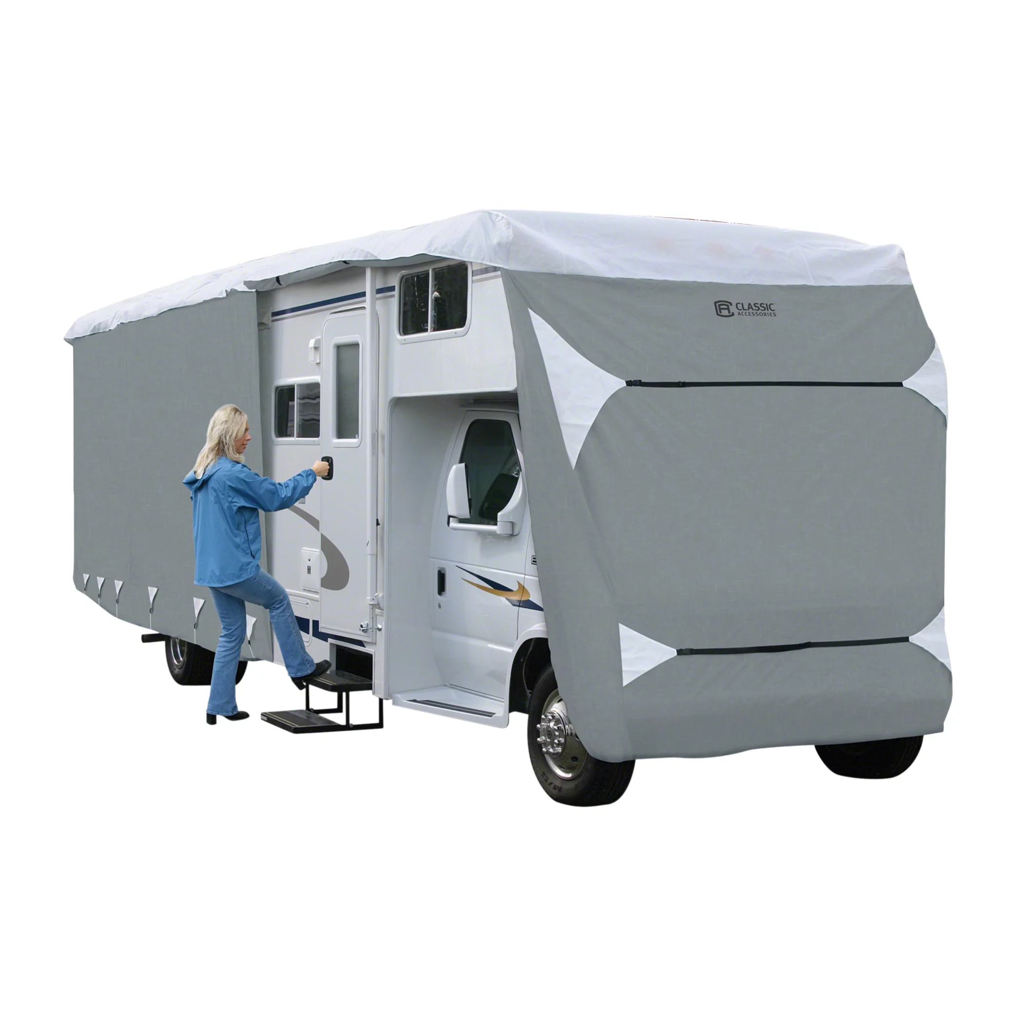 Classic Accessories Over Drive PolyPRO™3 Deluxe Class C RV Cover, Fits 23' - 26' RVs, Model 3