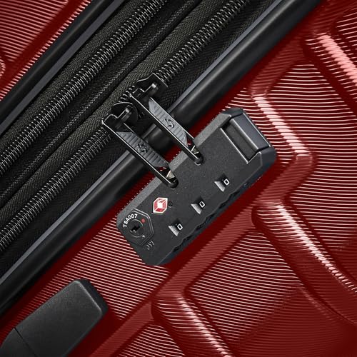 Samsonite Omni 2 Hardside Expandable Luggage with Spinner Wheels, 2-Piece Set (19/24), Lagoon Blue