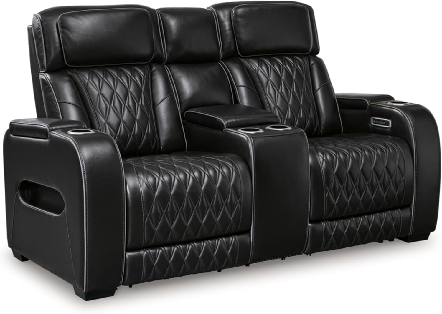 Signature Design by Ashley Boyington Power Reclining Loveseat with Console Love Seats, 75