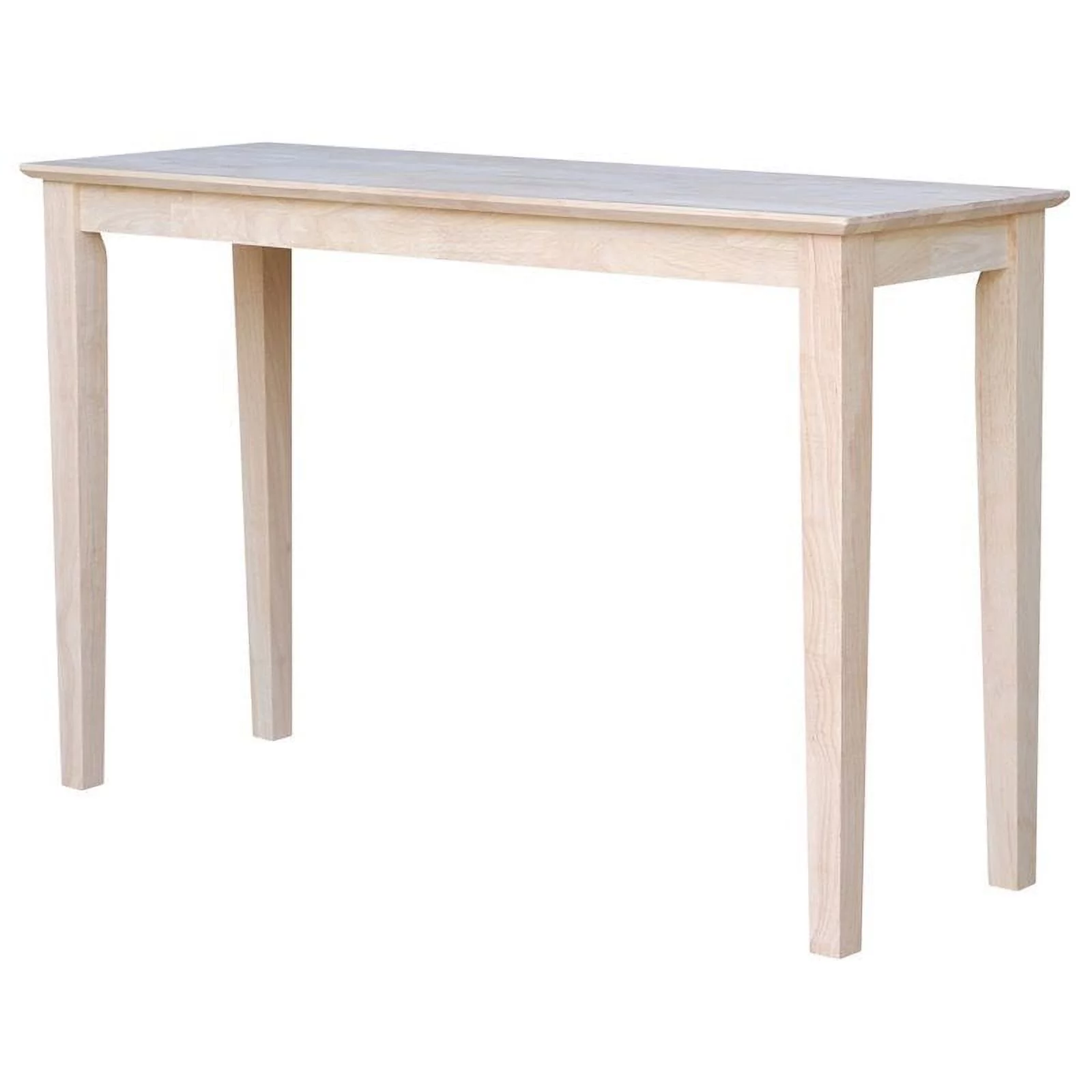 Pemberly Row Shaker Unfinished Sofa Wood Table