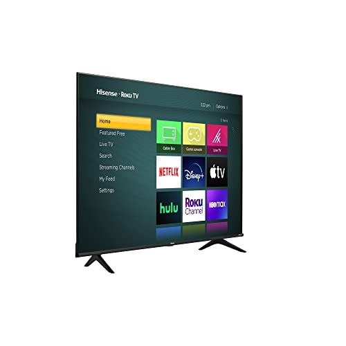 Hisense 43-Inch Class R6 Series Dolby Vision HDR 4K UHD Roku Smart TV with Alexa Compatibility (43R6G),Black (Renewed)