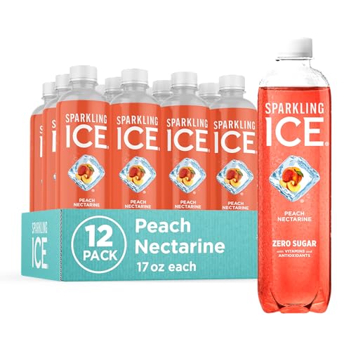 Sparkling Ice, Black Raspberry Sparkling Water, Zero Sugar Flavored Water, with Vitamins and Antioxidants, Low Calorie Beverage, 17 fl oz Bottles (Pack of 12)