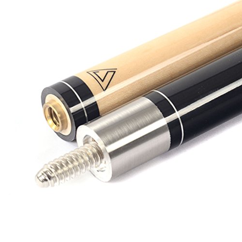 CUESOUL House Bar Pool Cue Sticks,Two Cue Sticks + 2x2 Pool Cue Case Hard