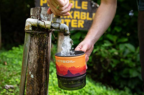 Jetboil MiniMo Camping and Backpacking Stove Cooking System with Adjustable Heat Control