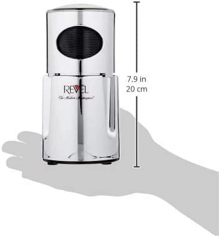Revel CCM101CH 110-volt Wet and Dry Coffee/Spice Grinder, Chrome