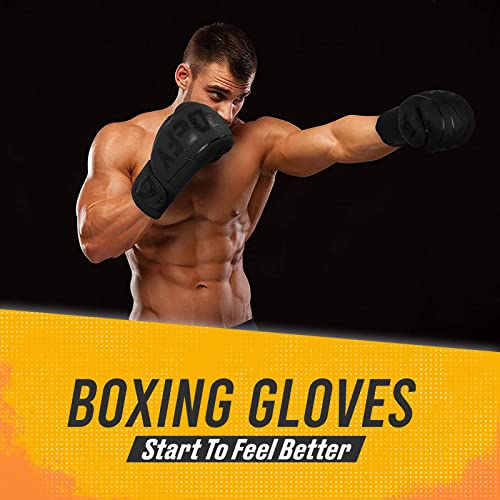 DEFY Boxing Gloves for Men & Women - Premium Quality Synthetic Leather Boxing Gloves for Training - Perfect for Punching Heavy Bags, Sparring, & Fighting Gloves
