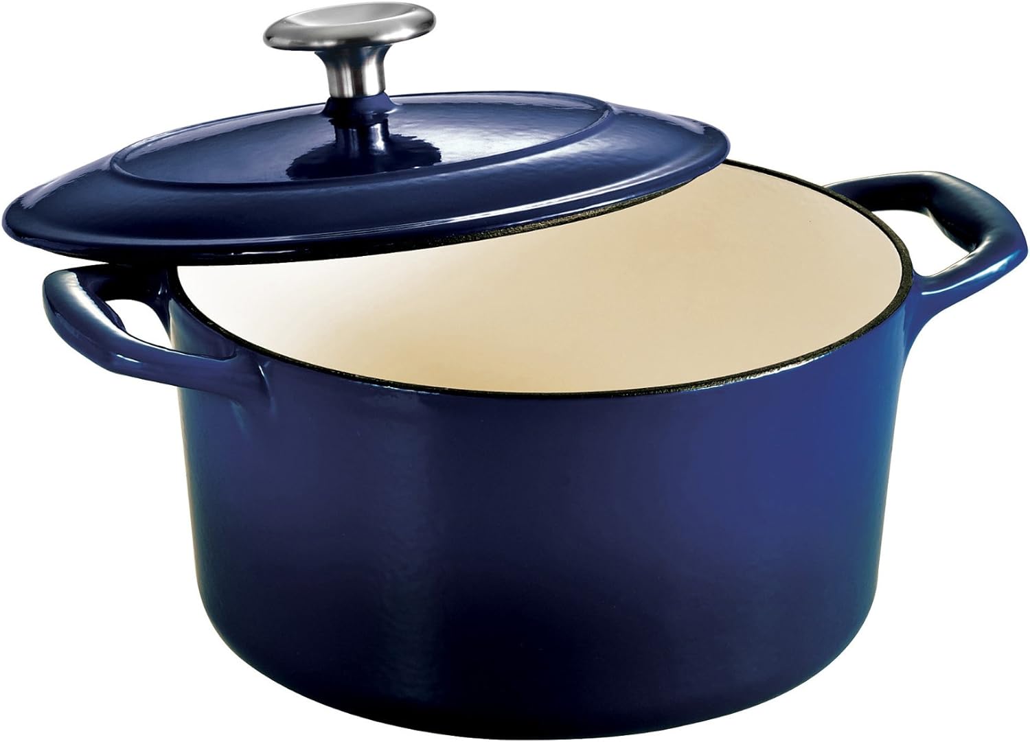 Tramontina Enameled Cast Iron Covered Dutch Oven Gradated Cobalt (3.5-Quart), 80131/074DS
