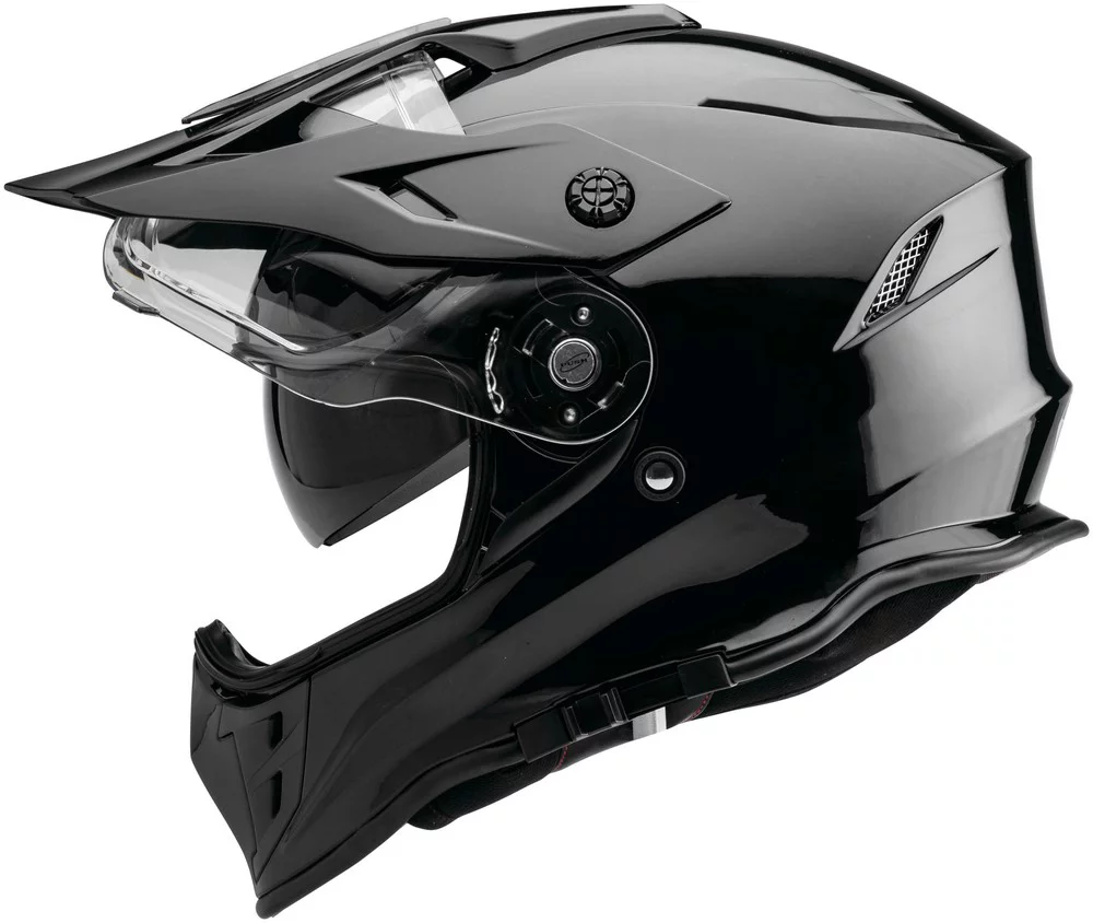 First Gear  Ajax Adventure Helmet, Black - Extra Small