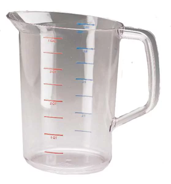 1 pc, Rubbermaid Commercial Polycarbonate Measuring Cup, 1 Pint