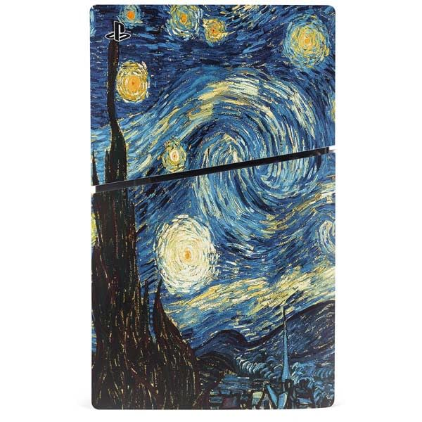 Skinit Decal Gaming Skin Compatible with PS5 Slim Disk Console - Officially Licensed Green Wheat Fields by Vincent Van Gogh Design